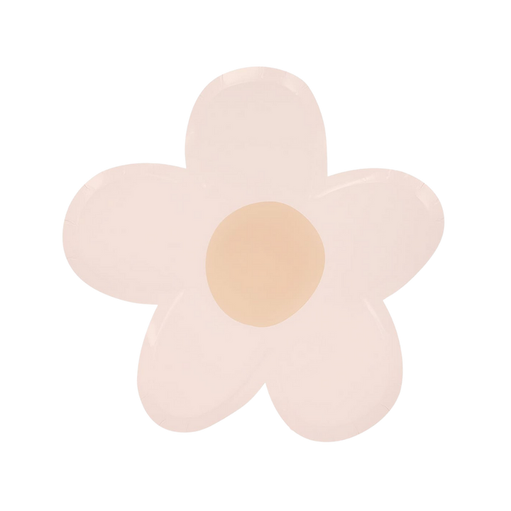 Pastel Daisy Shaped Dinner Plates