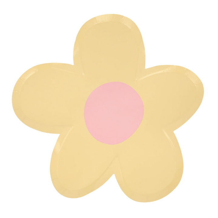 Pastel Daisy Shaped Dinner Plates