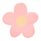 Pink flower shaped plate for birthday from Parte Haus party supply store in Bethesda MD