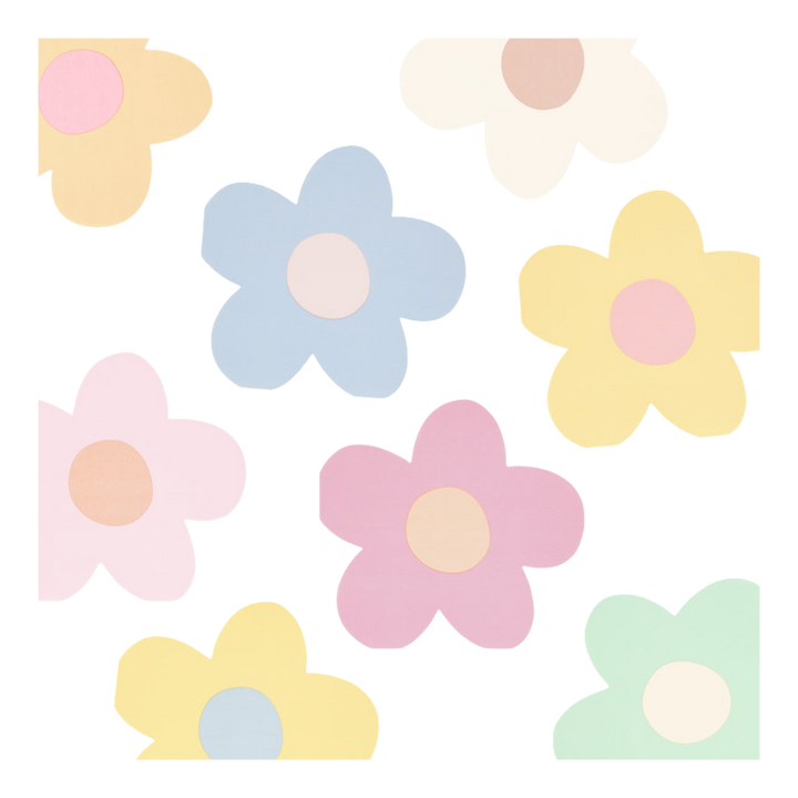 Pastel Colors Daisy Dinner Napkins