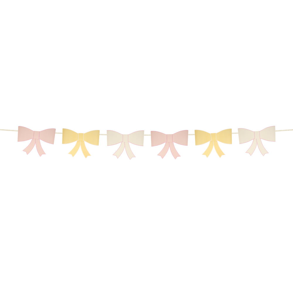 Jumbo Pastel Bow Garland