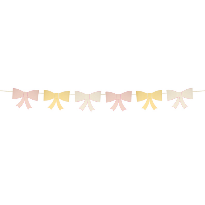 Jumbo Pastel Bow Garland
