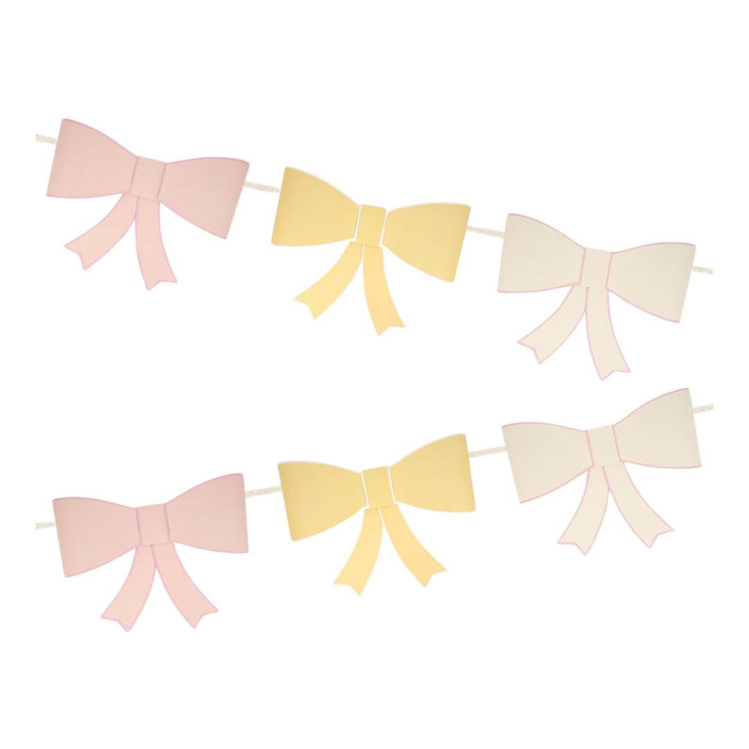 Jumbo Pastel Bow Garland