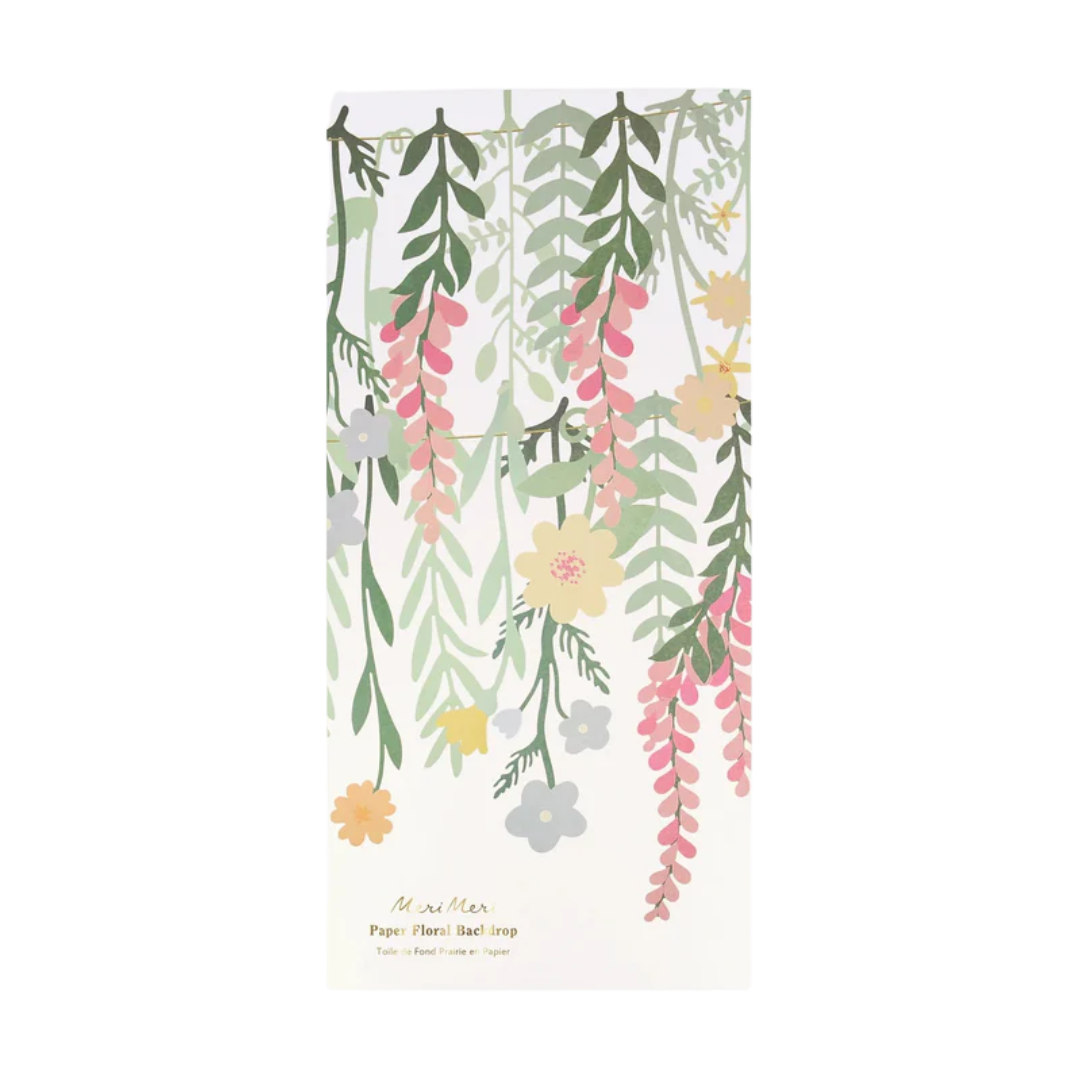 Floral Paper Backdrop