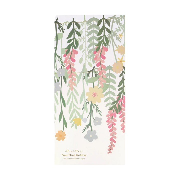 Floral Paper Backdrop