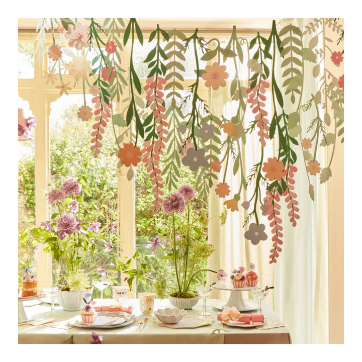 Floral Paper Backdrop
