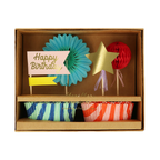 Stripe Party Cupcake Kit