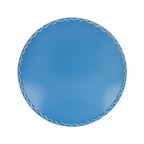 Assorted Colors Wavy Line Dinner Plates