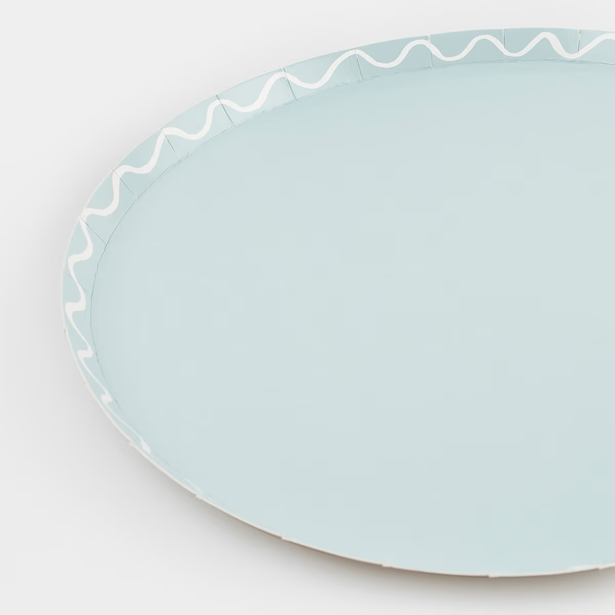 Multicolor Wavy Line Plates - 2 Sizes