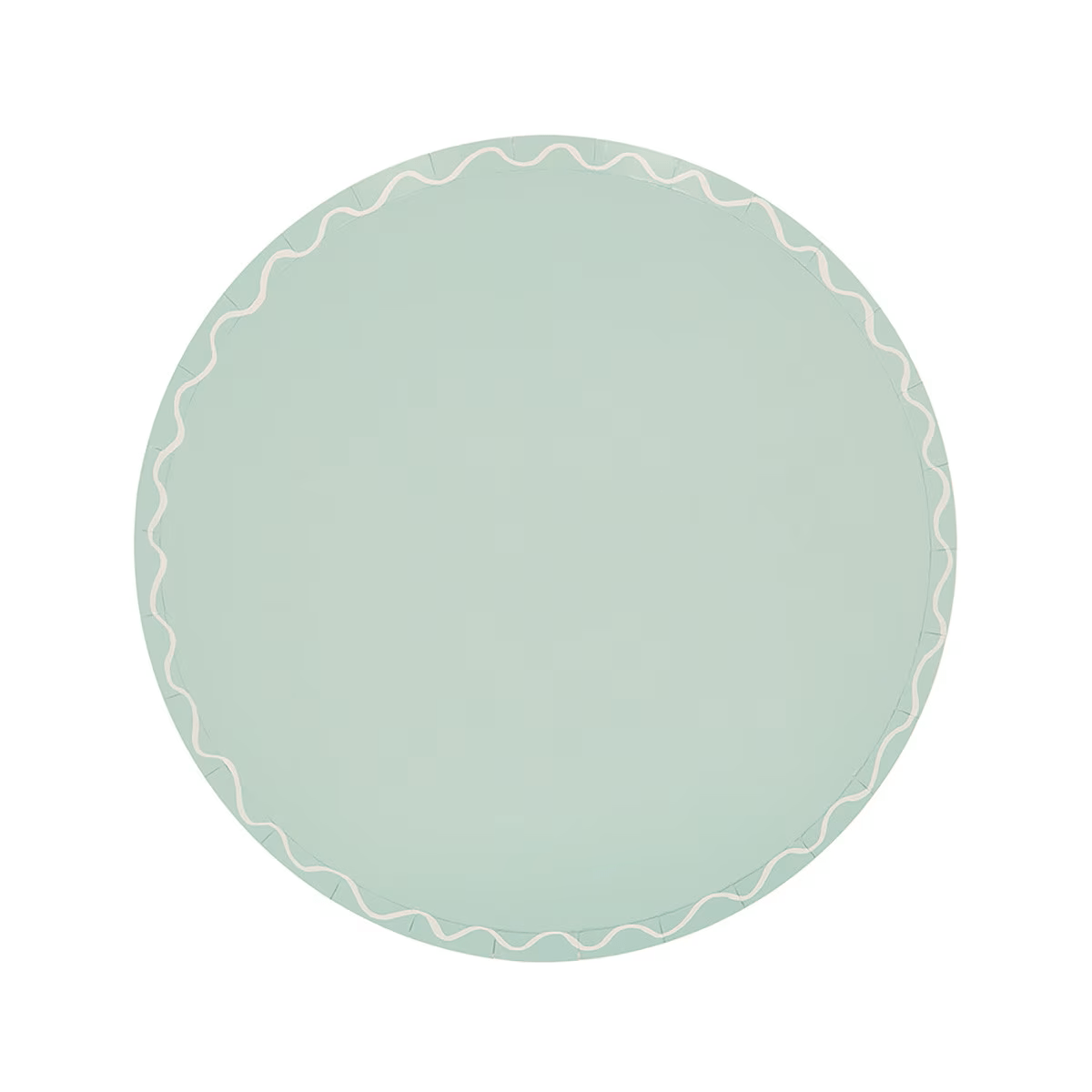 Assorted Colors Wavy Line Appetizer Plates