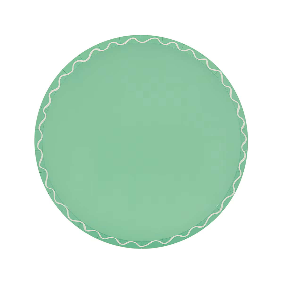 Assorted Colors Wavy Line Appetizer Plates