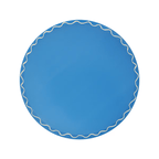 Assorted Colors Wavy Line Appetizer Plates