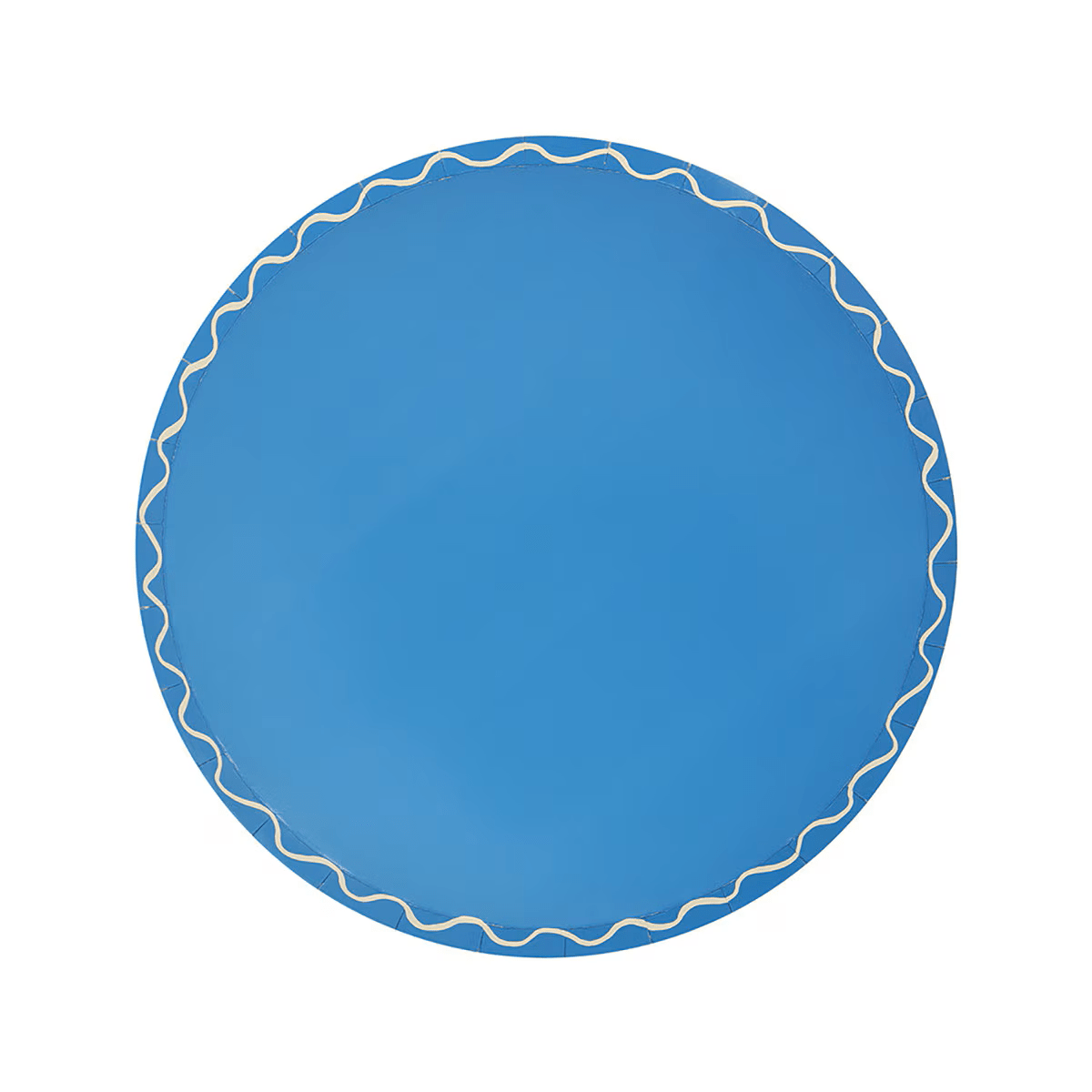 Assorted Colors Wavy Line Appetizer Plates
