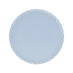 Assorted Colors Wavy Line Appetizer Plates