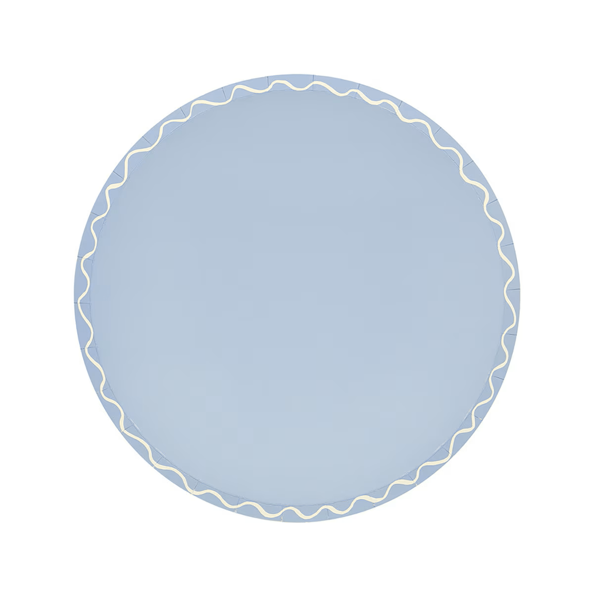Assorted Colors Wavy Line Appetizer Plates