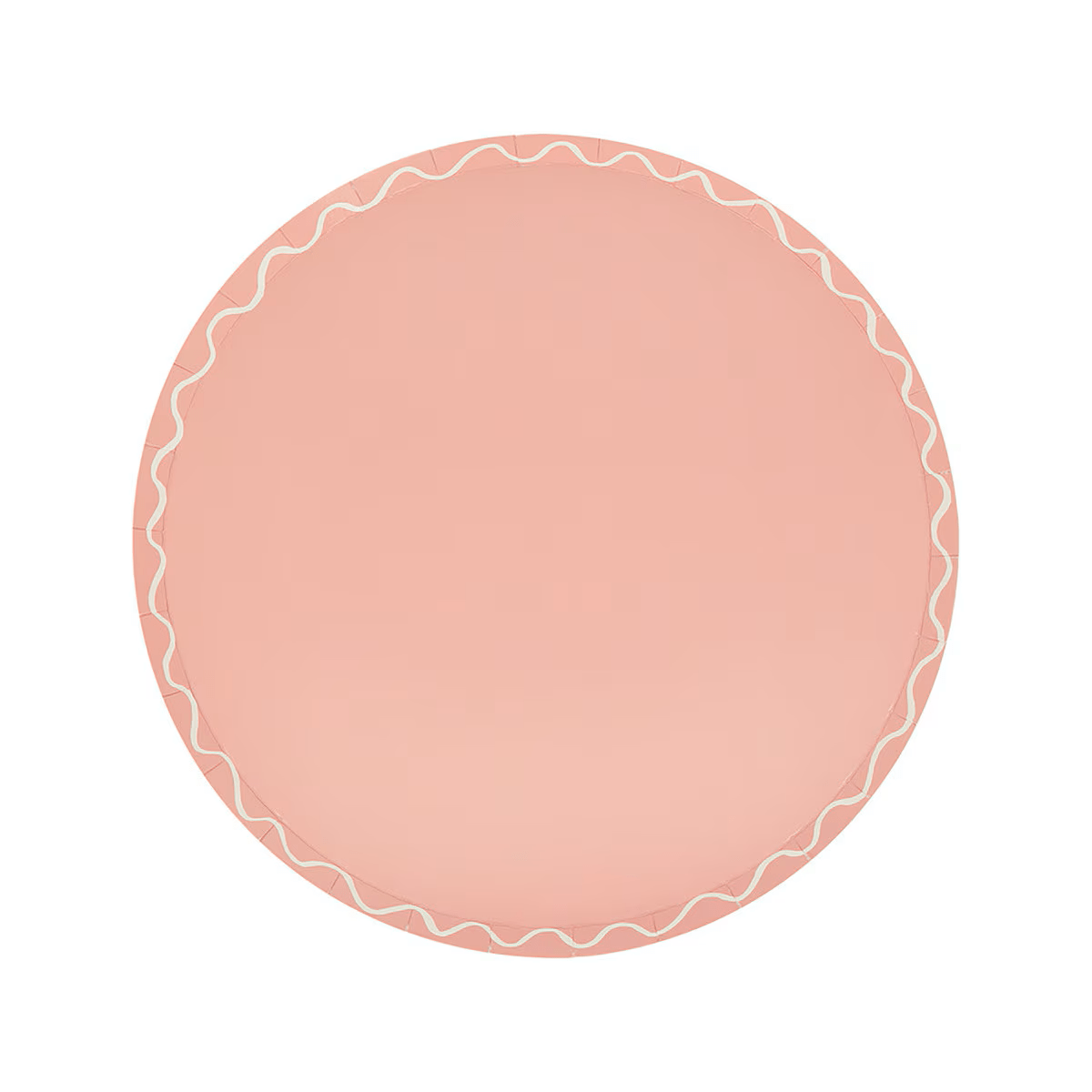 Assorted Colors Wavy Line Appetizer Plates