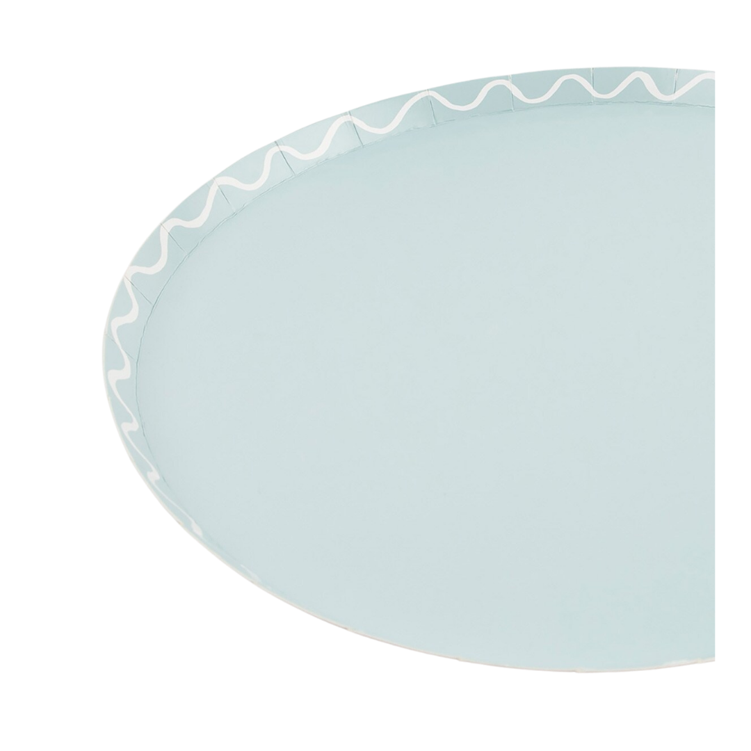 Mixed Wavy Line Side Plates