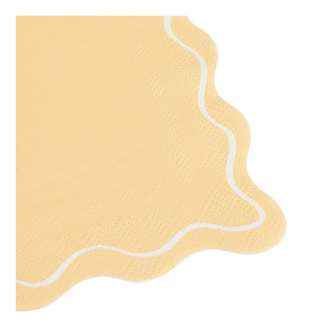 Mixed Wavy Line Small Napkins