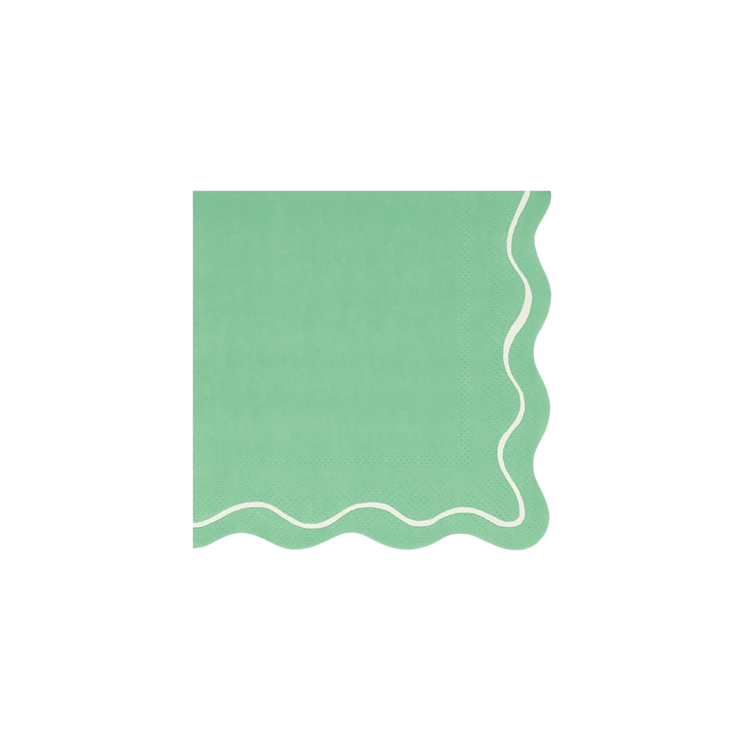 Mixed Wavy Line Small Napkins
