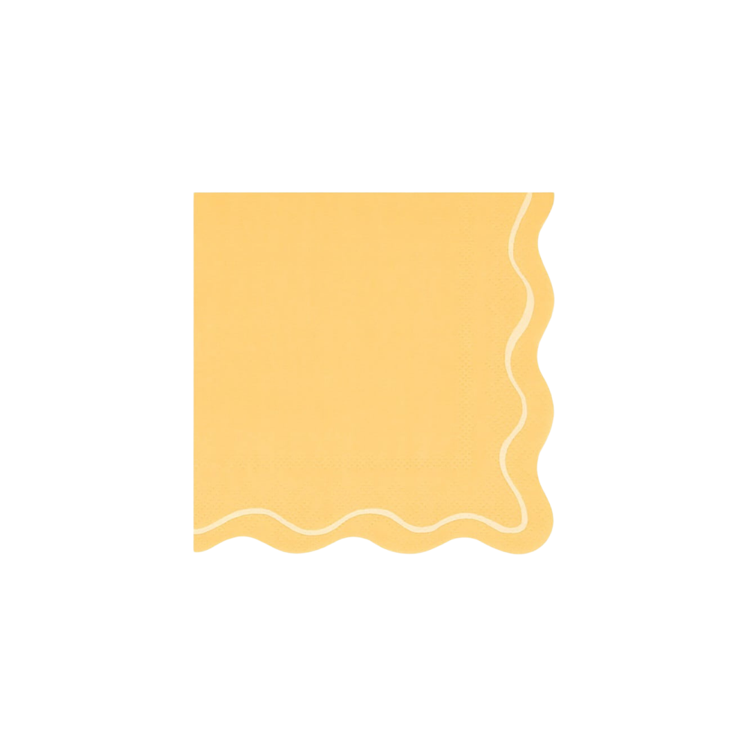 Mixed Wavy Line Small Napkins