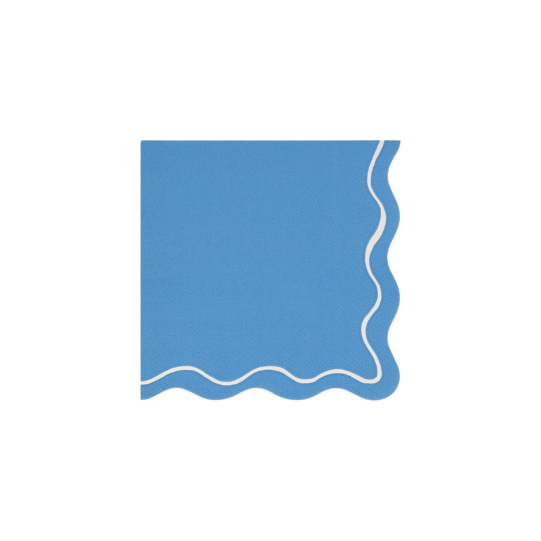 Mixed Wavy Line Small Napkins