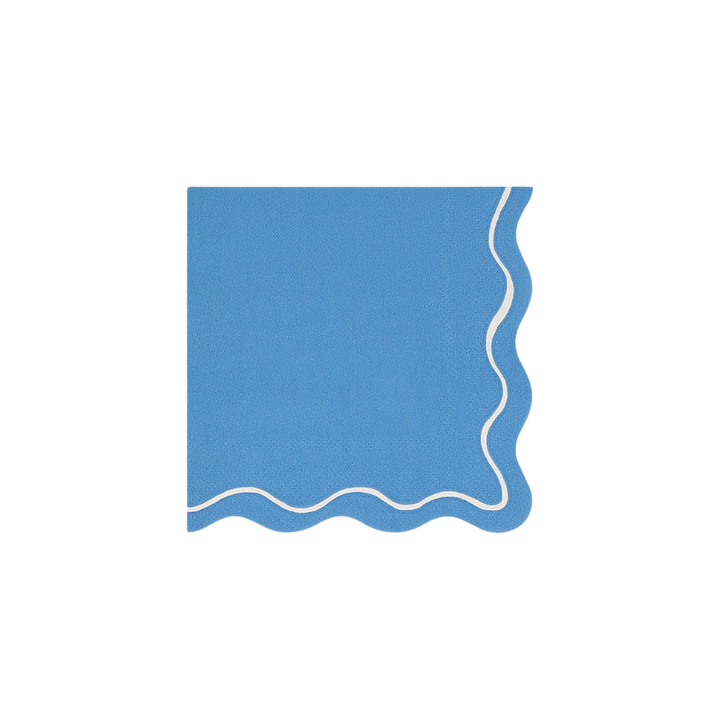 Mixed Wavy Line Small Napkins