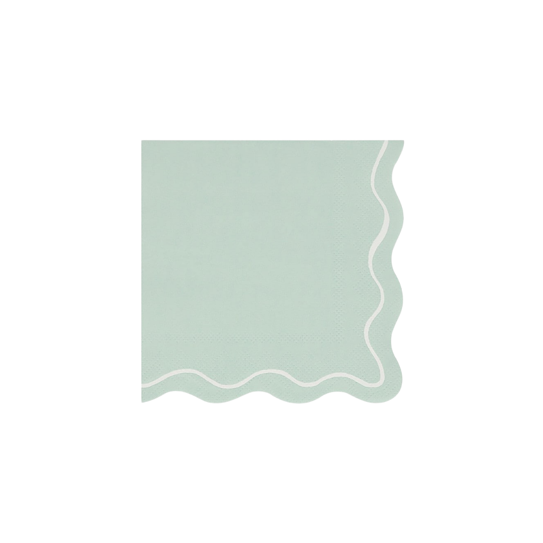 Mixed Wavy Line Small Napkins