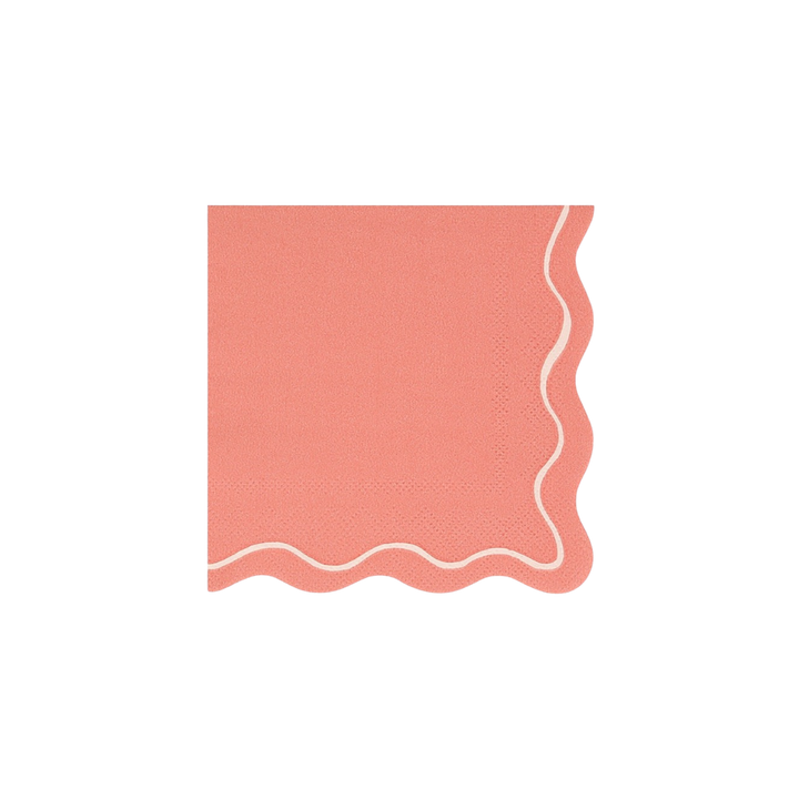 Mixed Wavy Line Small Napkins