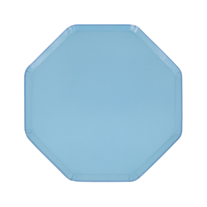 Blue Cornflower Octagonal Dinner Plates