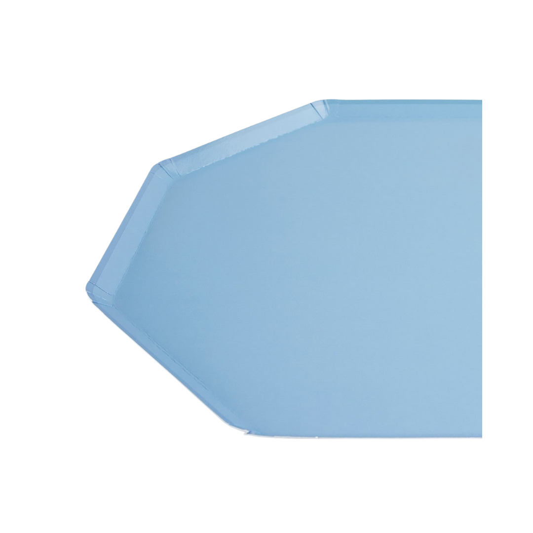 Blue Cornflower Octagonal Dinner Plates