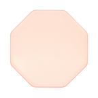 Blush pink octagon plate with simple design birthday celebration from Parte Haus party supply store in Bethesda MD