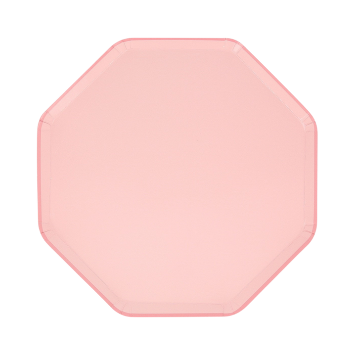 Pink Cotton Candy Octagonal Dinner Plates