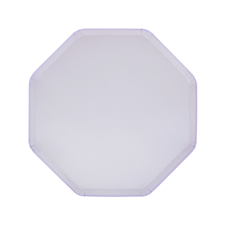 Lavender Periwinkle Octagonal Dinner Plates