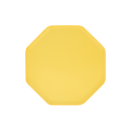 Yellow octagon plate geometric design for birthday from Parte Haus party supply store in Bethesda MD