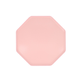 Pink octagon plate simple modern birthday from Parte Haus party supply store in Bethesda MD