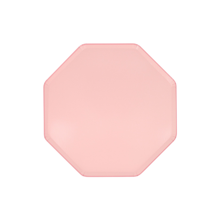 Pink Cotton Candy Octagonal Dessert Plates