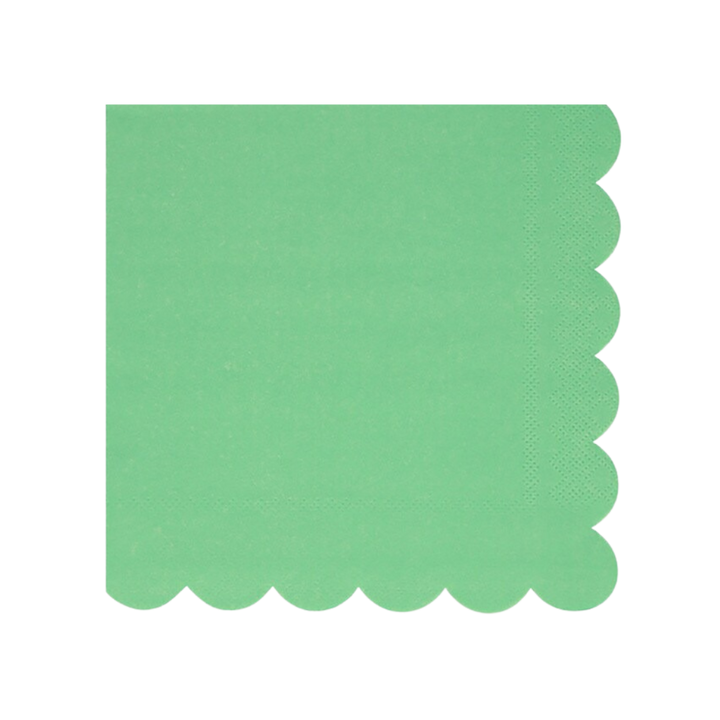 Green Emerald Cocktail Napkins