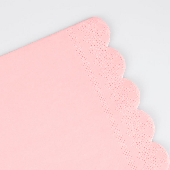 Cotton Candy Pink Cocktail Napkins