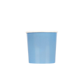 Light blue paper cup plain design birthday party from Parte Haus party supply store in Bethesda MD