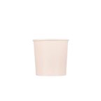 Blush pink paper cup with simple design for birthday celebrations from Parte Haus party supply store in Bethesda Maryland
