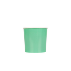 mint green paper cup classic smooth finish birthday theme from Parte Haus party supply store in Bethesda MD