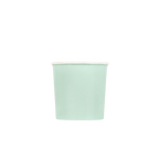 Mint green paper cup with white rim classic design birthday from Parte Haus party supply store in Bethesda MD