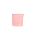 Light pink paper cup plain design birthday from Parte Haus party supply store in Bethesda MD