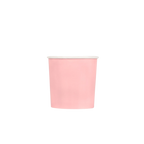 Light pink paper cup plain design birthday from Parte Haus party supply store in Bethesda MD