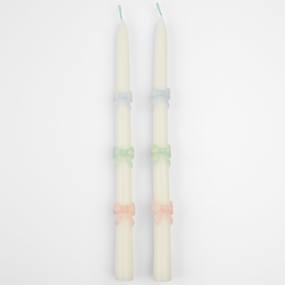 Multi Bow Taper Candles
