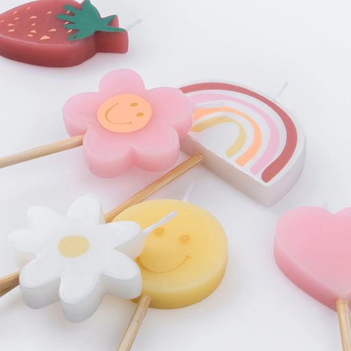 Assorted Happy Icon Candle Set