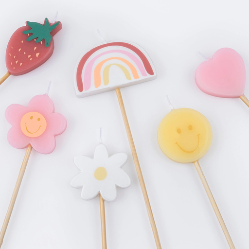 Assorted Happy Icon Candle Set