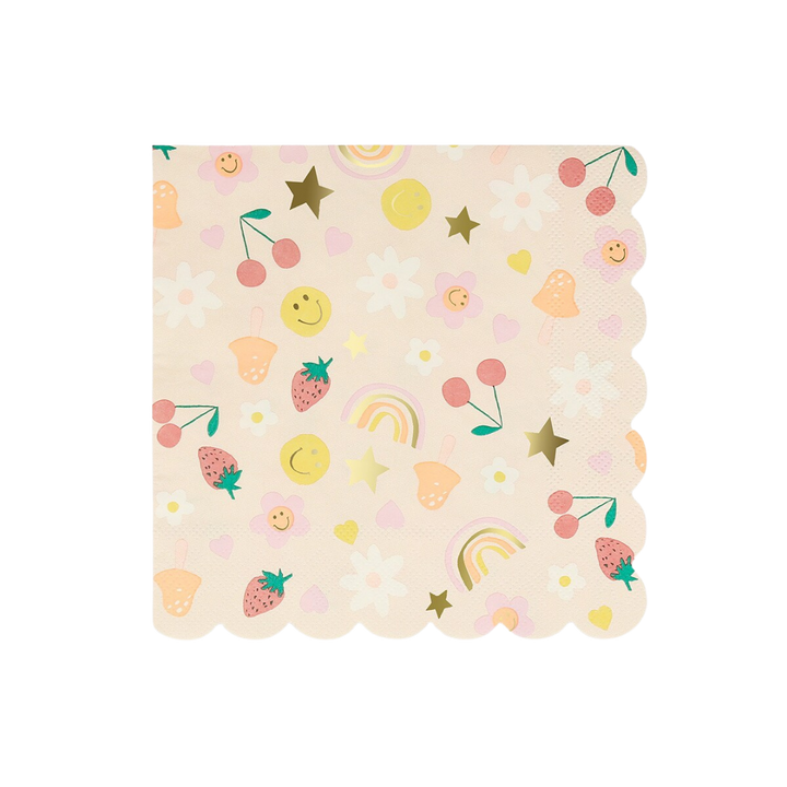 Happy Icons Large Napkins