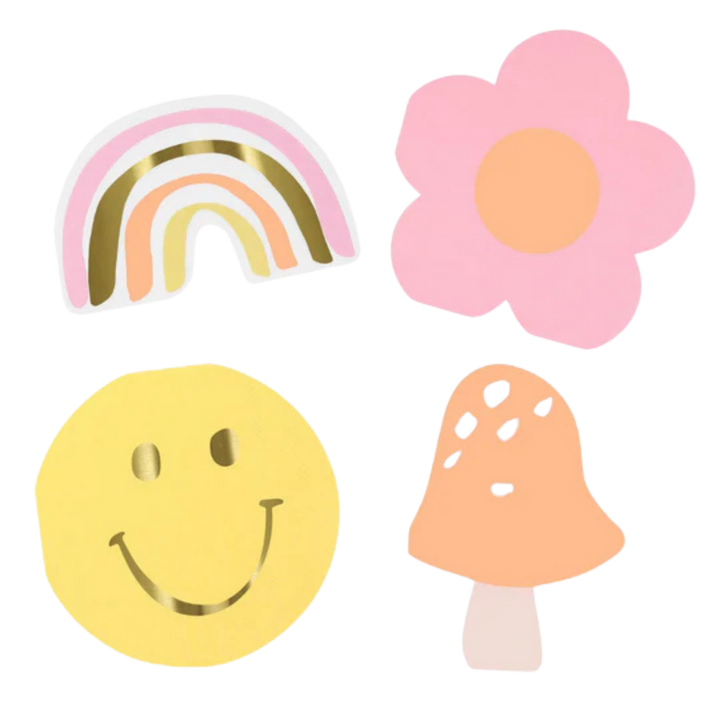 Happy Face Icon Napkins