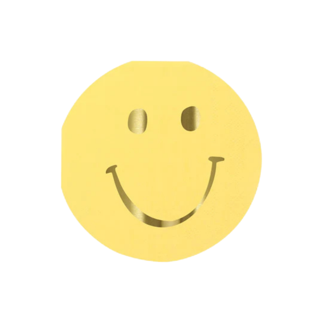 Happy Face Icon Napkins